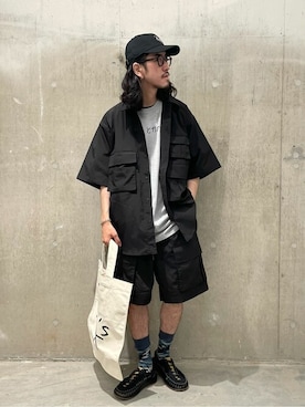 「KEEN（キーン）のアイテム（シューズ）」を使った、ジャーナルスタンダード メンズさん（メンズ・176cm）の夏コーディネート