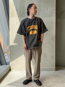 「KEEN（キーン）のアイテム（シューズ）」を使った、ジャーナルスタンダード メンズさん（メンズ・169cm）の夏コーディネート