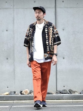 「JOURNAL STANDARD（ジャーナルスタンダード）のアイテム（アクセサリー）」を使った、ジャーナルスタンダード メンズさん（メンズ・182cm）の夏コーディネート
