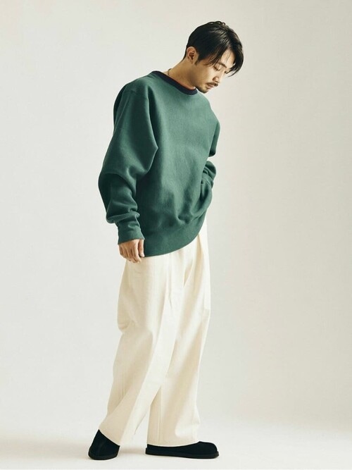 セール】【CAMBER×JOURNAL STANDARD】別注 CROSS KNIT DOUBLE NECK