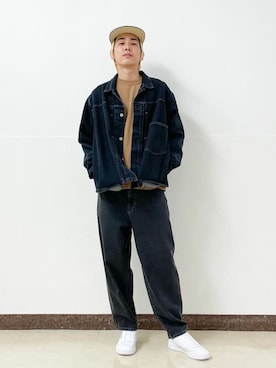 「Reebok（リーボック）のアイテム（スリッポン）」を使った、ジャーナルスタンダード メンズさん（メンズ・180cm）の夏コーディネート