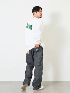 「KEY（キイ）のアイテム（パンツ）」を使った、ジャーナルスタンダード メンズさん（メンズ・177cm）の秋コーディネート