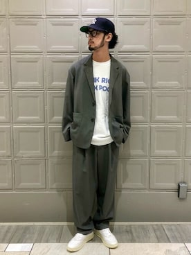 「JOURNAL STANDARD（ジャーナルスタンダード）のアイテム（セットアップ）」を使った、ジャーナルスタンダード メンズさん（メンズ・175cm）の秋コーディネート