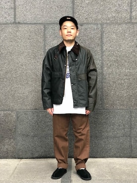 「suicoke（スイコック）のアイテム（スリッポン）」を使った、ジャーナルスタンダード メンズさん（メンズ・161cm）の秋コーディネート