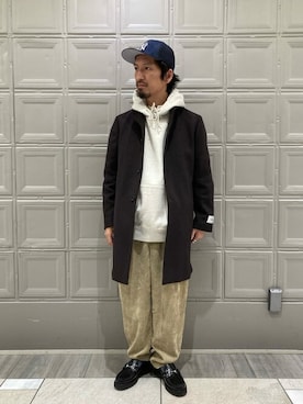 「JOURNAL STANDARD（ジャーナルスタンダード）のアイテム（チェスターコート）」を使った、ジャーナルスタンダード メンズさん（メンズ・168cm）の秋コーディネート