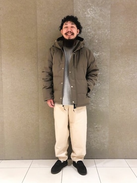 「JOURNAL STANDARD（ジャーナルスタンダード）のアイテム（ダウンジャケット/コート）」を使った、ジャーナルスタンダード メンズさん（メンズ・170cm）の秋コーディネート