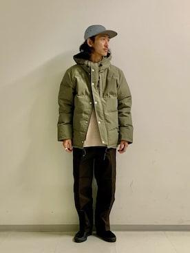 「TENBOX（テンボックス）のアイテム（スリッポン）」を使った、ジャーナルスタンダード メンズさん（メンズ・172cm）の秋コーディネート