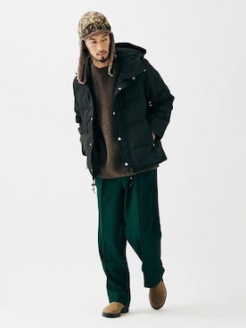 「Columbia Black Label（コロンビアブラックレーベル）のアイテム（帽子）」を使った、ジャーナルスタンダード メンズさん（メンズ・175cm）の冬コーディネート