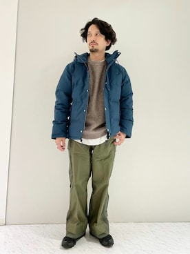 「JOURNAL STANDARD（ジャーナルスタンダード）のアイテム（ダウンジャケット/コート）」を使った、ジャーナルスタンダード メンズさん（メンズ・172cm）の冬コーディネート