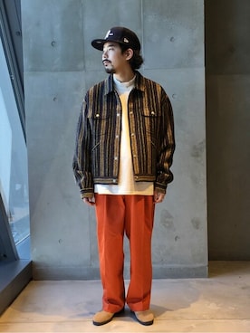 「JOURNAL STANDARD SELECT（ジャーナルスタンダードセレクト）のアイテム（ブルゾン）」を使った、ジャーナルスタンダード メンズさん（メンズ・165cm）の冬コーディネート