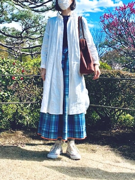 「POOL（プール）のアイテム」を使った、NANさん（レディース・164cm）の冬コーディネート