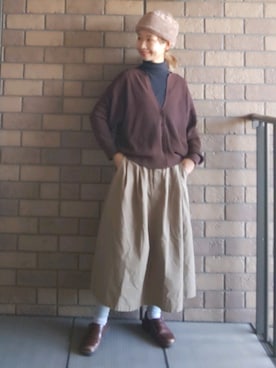 ioさん（レディース・162cm）の秋コーディネート