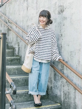 まるさん(レディース・153cm)の春コーディネート