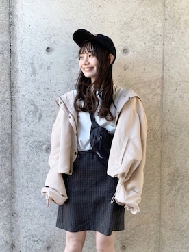 「ADOLESCENCE （アドレセンス）のアイテム」を使った、まるさん（レディース・153cm）の秋コーディネート