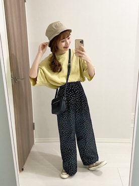 「DOUBLE NAME（ダブルネーム）のアイテム」を使った、まるさん（レディース・153cm）の春コーディネート