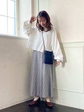 まるさん（レディース・153cm）の冬コーディネート