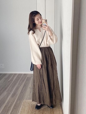 まるさん（レディース・153cm）の春コーディネート