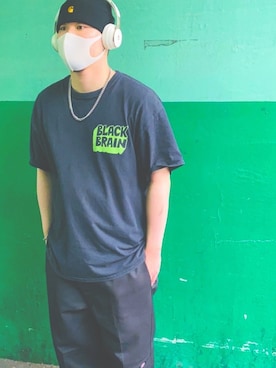 「beats. by dr.dre（ビーツバイドクタードレ）のアイテム（その他）」を使った、けんふぉんさん（メンズ・170cm）の春コーディネート