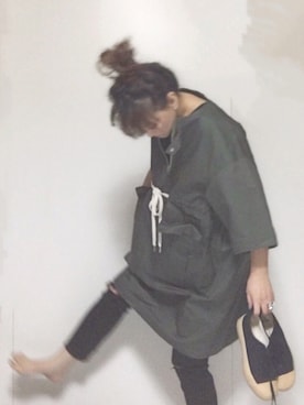 「Scye（サイ）のアイテム（ワンピース/ドレス）」を使った、mihoさん（レディース・158cm）の夏コーディネート