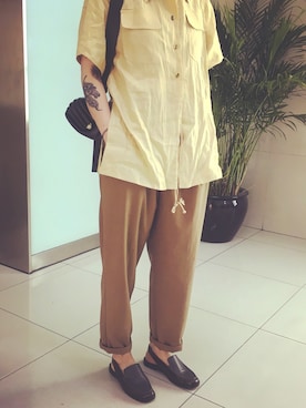「CHARLES & KEITH（チャールズ & キース）のアイテム（アクセサリー）」を使った、zuzzuさん（レディース・170cm）の夏コーディネート