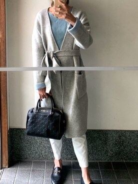 「UNTITLED（アンタイトル）のアイテム（その他アウター）」を使った、Aさん（レディース・160cm）の秋コーディネート