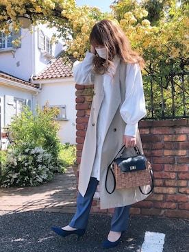 satomiさん（レディース・164cm）の春コーディネート