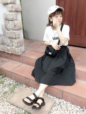 「アイテム（イヤリング）」を使った、chicchimoさん（レディース・152cm・20代）の夏コーディネート