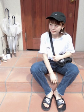 「アイテム（イヤリング）」を使った、chicchimoさん（レディース・152cm・20代）の夏コーディネート