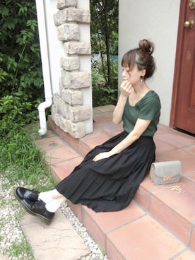 「アイテム（イヤリング）」を使った、chicchimoさん（レディース・152cm・20代）の夏コーディネート