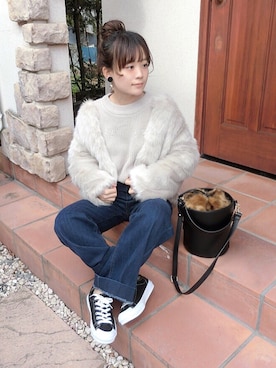 chicchimoさん（レディース・152cm）の冬コーディネート