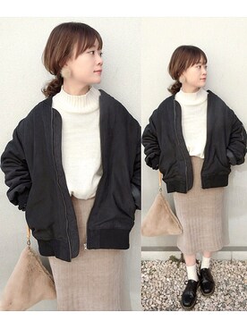 しまむら シマムラ のma 1を使った人気ファッションコーディネート ユーザー Wearista Wear