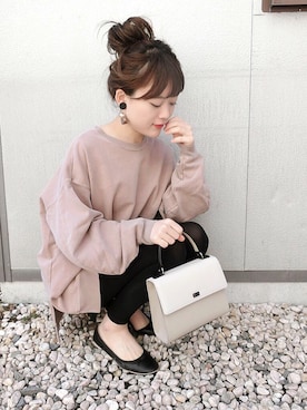 「アイテム（イヤリング）」を使った、chicchimoさん（レディース・152cm・20代）の春コーディネート
