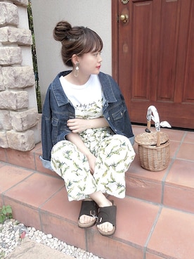 「アイテム（イヤリング）」を使った、chicchimoさん（レディース・152cm・20代）の春コーディネート