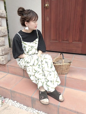 「アイテム（イヤリング）」を使った、chicchimoさん（レディース・152cm・20代）の春コーディネート
