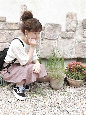 「アイテム（イヤリング）」を使った、chicchimoさん（レディース・152cm・20代）の夏コーディネート