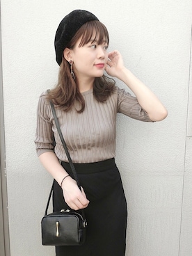 「TOFF&LOADSTONE（トフアンドロードストーン）のアイテム」を使った、chicchimoさん（レディース・152cm）の夏コーディネート