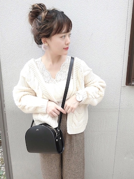 「M.deux（エムドゥ）のアイテム」を使った、chicchimoさん（レディース・152cm）の秋コーディネート