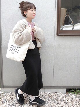 「オシャレパッソ」｜「アイテム（ノーカラージャケット）」を使った、chicchimoさん（レディース・152cm）の秋コーディネート