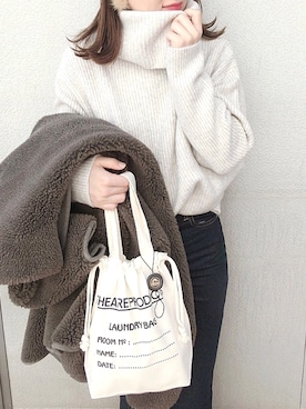 「URBAN RESEARCH Sonny Label（アーバンリサーチサニーレーベル）のアイテム（その他アウター）」を使った、chicchimoさん（レディース・152cm）の冬コーディネート