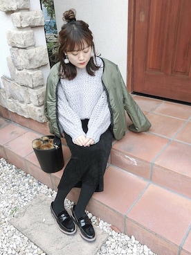 chicchimoさん（レディース・152cm）の冬コーディネート