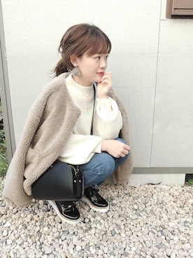 chicchimoさん（レディース・152cm）の冬コーディネート