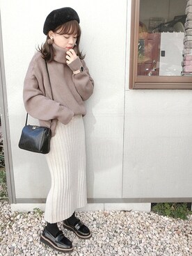 chicchimoさん（レディース・152cm）の冬コーディネート