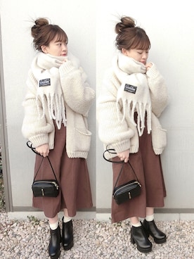 chicchimoさん（レディース・152cm）の冬コーディネート