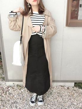 「miluu（ミルー）のアイテム」を使った、chicchimoさん（レディース・152cm）の冬コーディネート