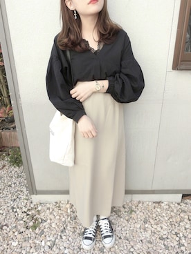「MichaelKors」｜「アイテム（アクセサリー）」を使った、chicchimoさん（レディース・152cm）の春コーディネート