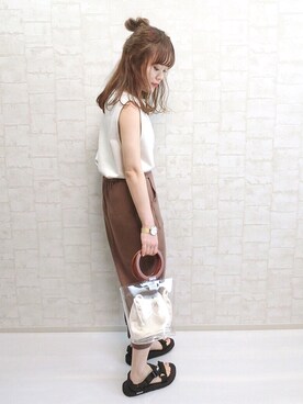 chicchimoさん（レディース・153cm）の夏コーディネート