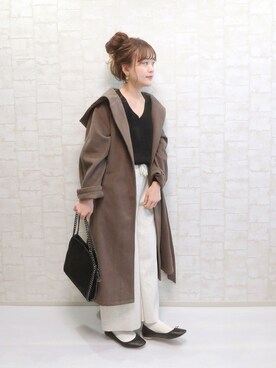 chicchimo����̃j�b�g/�Z�[�^�[�u�iSLOBE IENA�b�X���[�u�C�G�i�j�v���g�����R�[�f�B�l�[�g