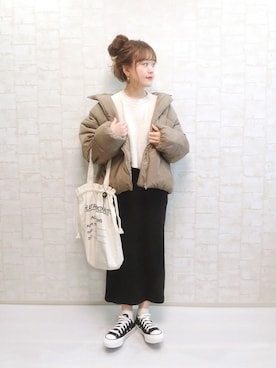 「Chaco closet（チャコ クローゼット）のアイテム（ジャケット/アウター）」を使った、chicchimoさん（レディース・152cm）の秋コーディネート