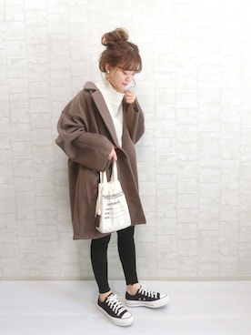 chicchimoさん（レディース・152cm）の冬コーディネート