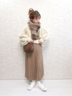 chicchimoさん（レディース・152cm）の冬コーディネート